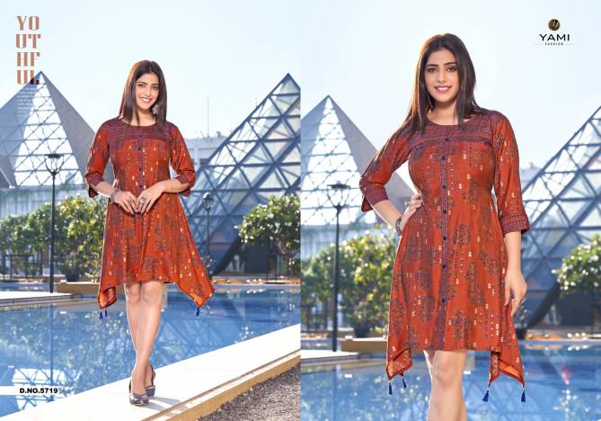 Sens By Yami Tunic Style Printed Party Wear Kurtis Suppliers In Mumbai